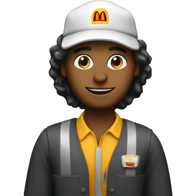 Mac Donalds worker emoji