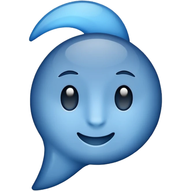 BLUE TICK white background  emoji