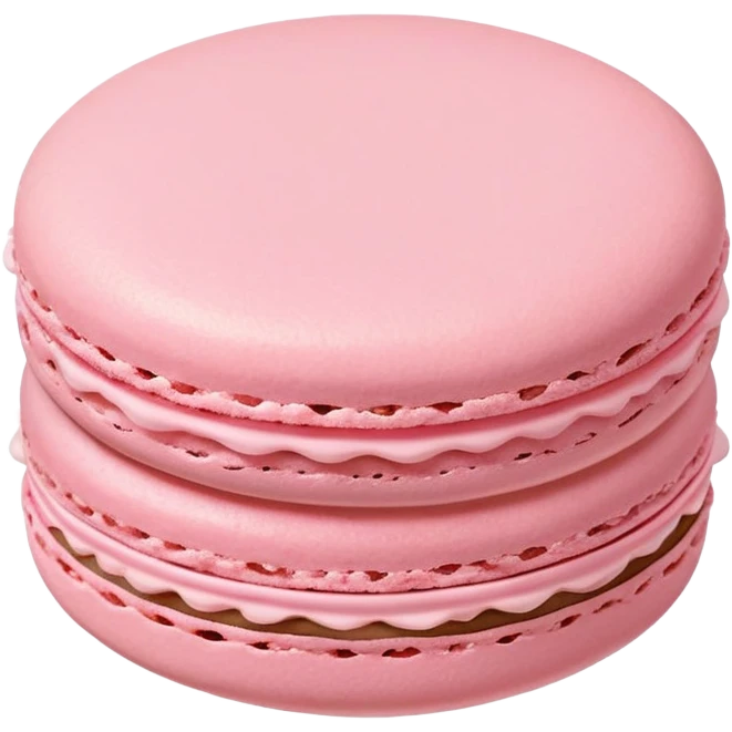 Light pink macaron emoji