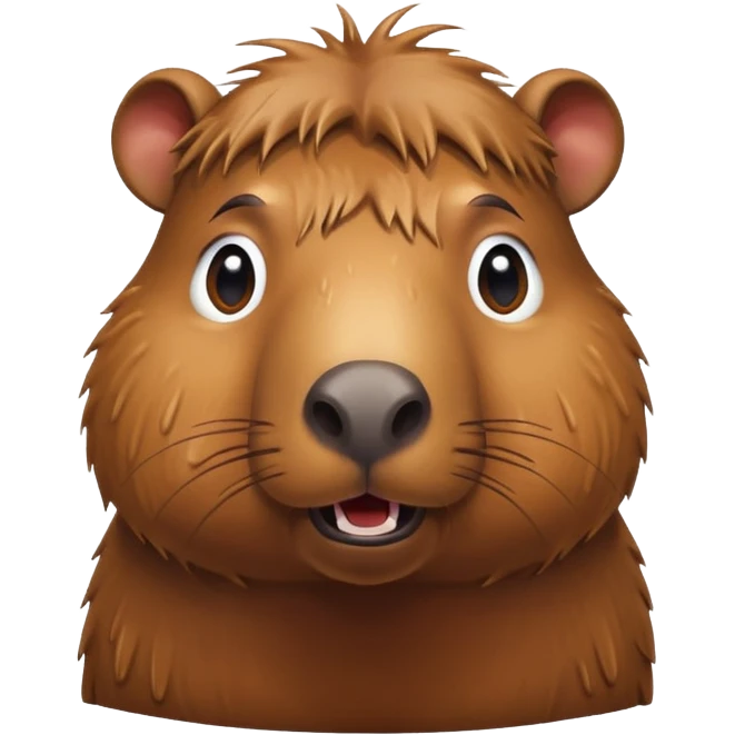 crazy capybara emoji