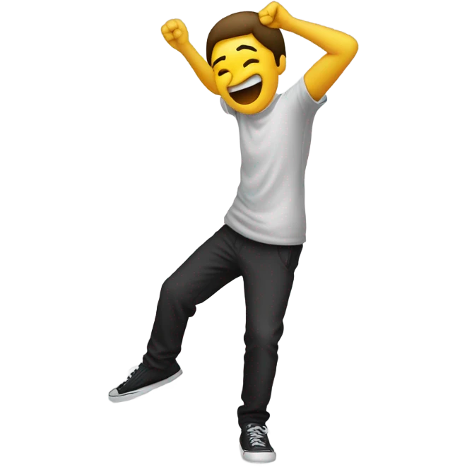 Person dabbing emoji