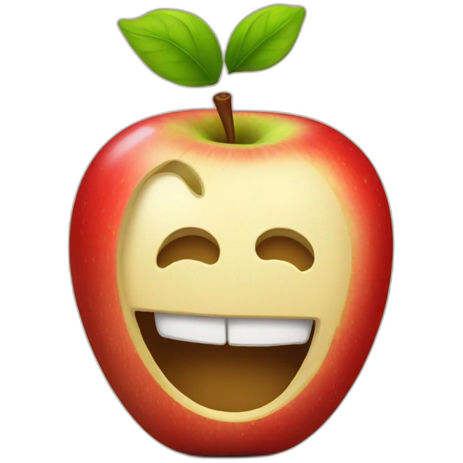 apple bitten emoji