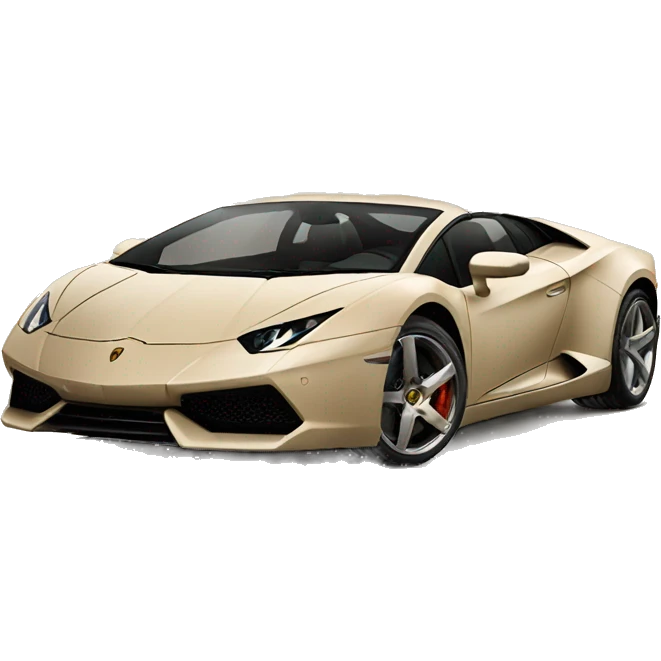 Beige lamborghini emoji