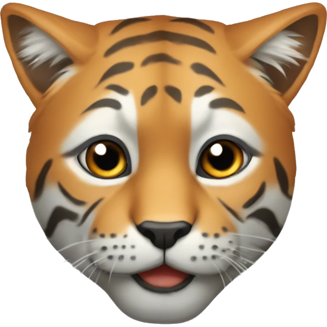 шотландский серый кот в оранжевом худи emoji