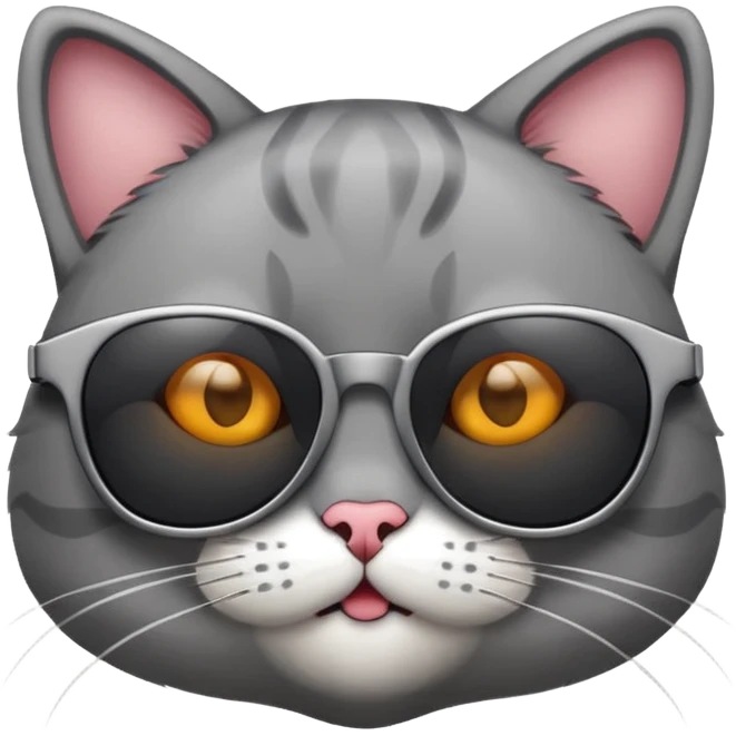Cat with sunglassesu emoji