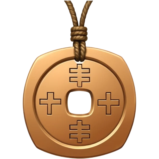 china coin string emoji