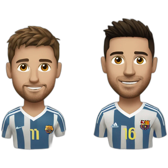 Ronaldo qui frappe messi emoji