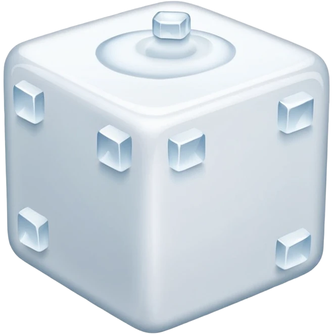 Sugar cube emoji