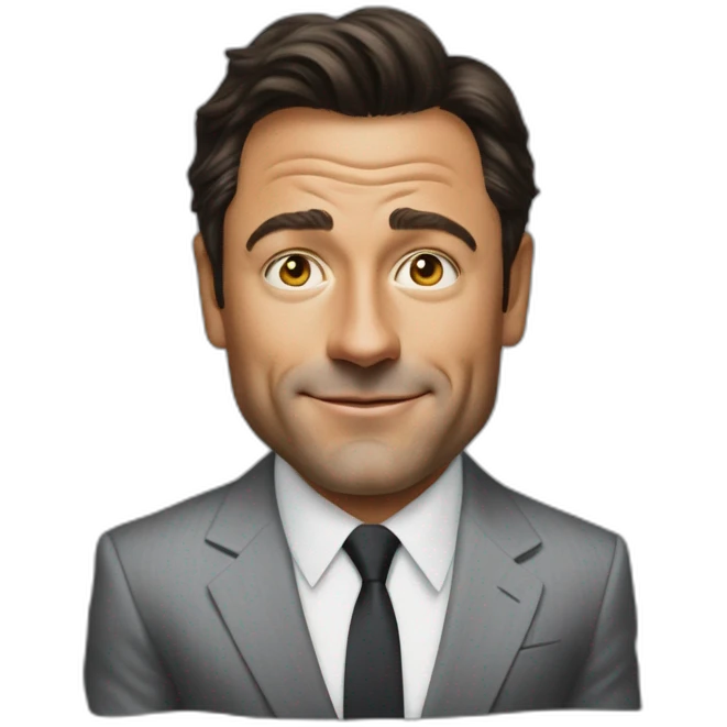 Jordan Belfort in the wolf of wall street emoji