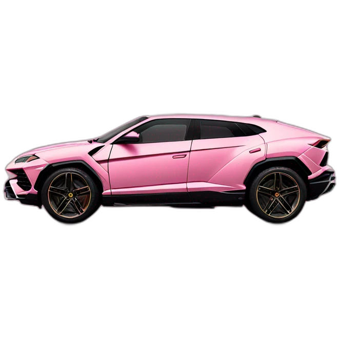 pink lamborghini urus emoji