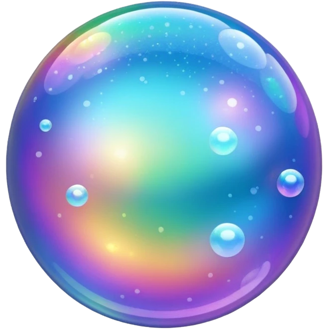 glitter bubbles cian emoji