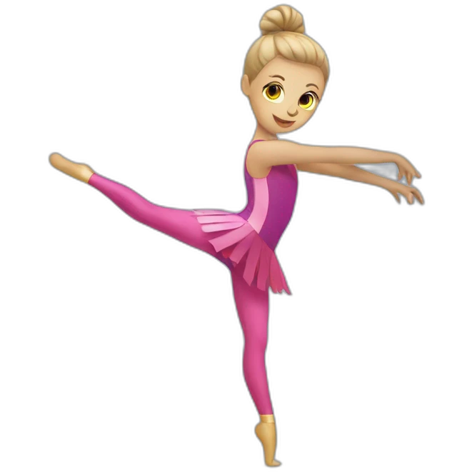 Rhythmic gymnastics emoji