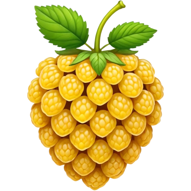 yellow rasberry emoji