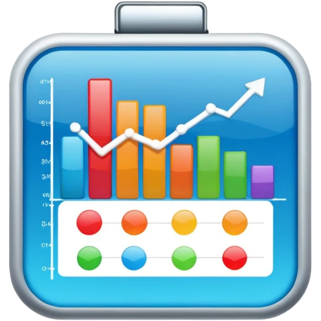 data analyze report chart no technology emoji