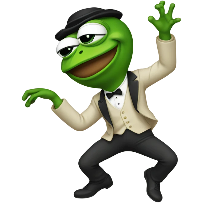 Dancing Pepe the frog emoji