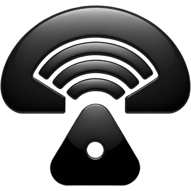 Black Wifi emoji