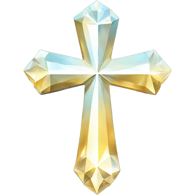 Dimond cross emoji