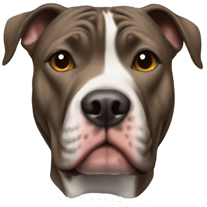 Brindle pitbull emoji