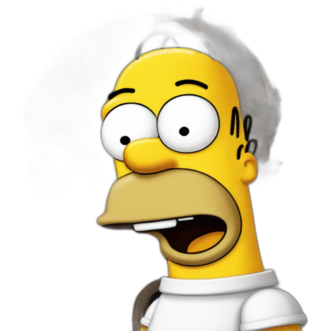 Homer simpson en Barcelone  emoji