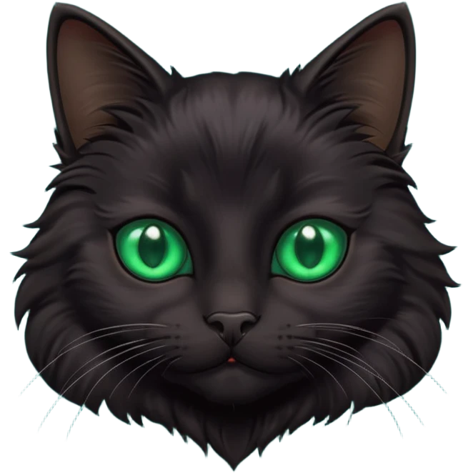 Black cat emoji