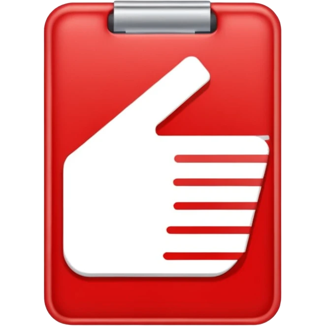 red card emoji