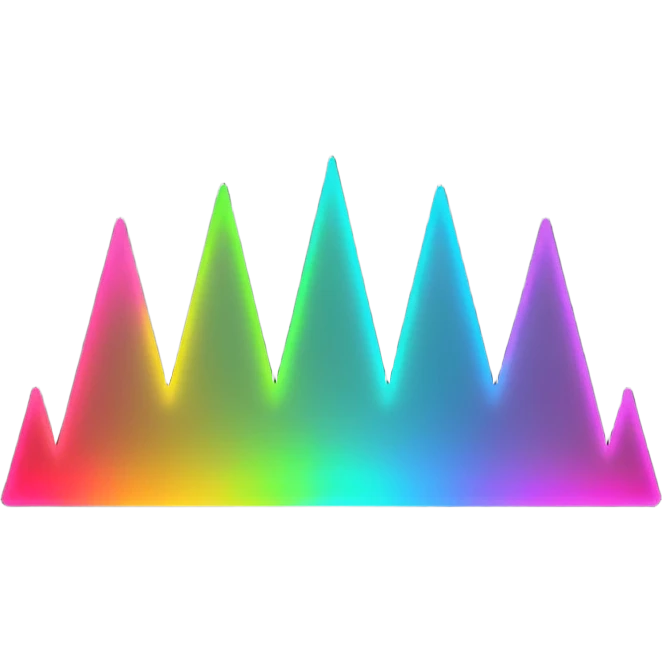 full black audio spectrum, the spectrum is white emoji