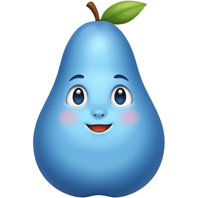 🍐+💙 emoji