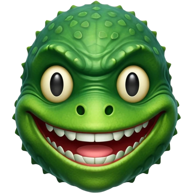 Creature black lagoon smiley face emoji