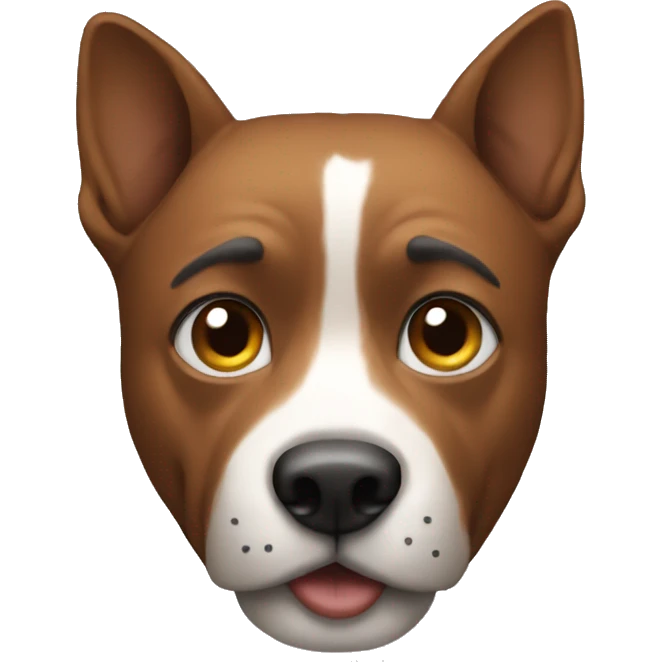 Man with dog head   emoji