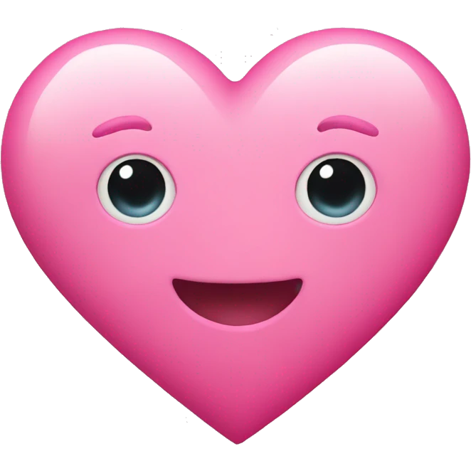 Pink heart  emoji