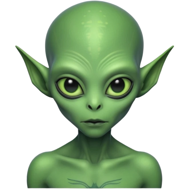 alien with tattoo emoji