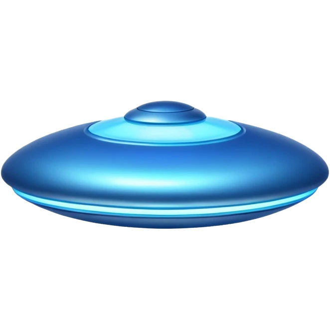 blue UFO emoji