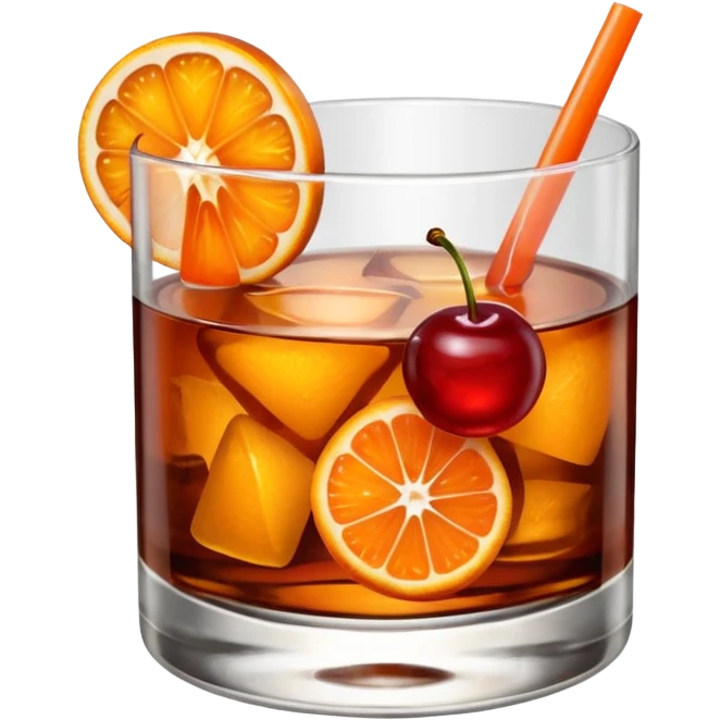 Brandy Old fashioned  emoji