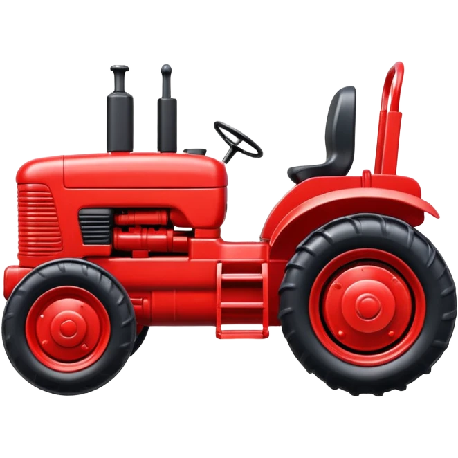 plastic toy  tractor emoji