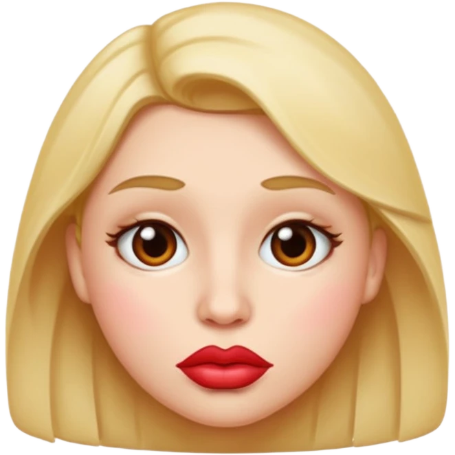 Kissy face emoji