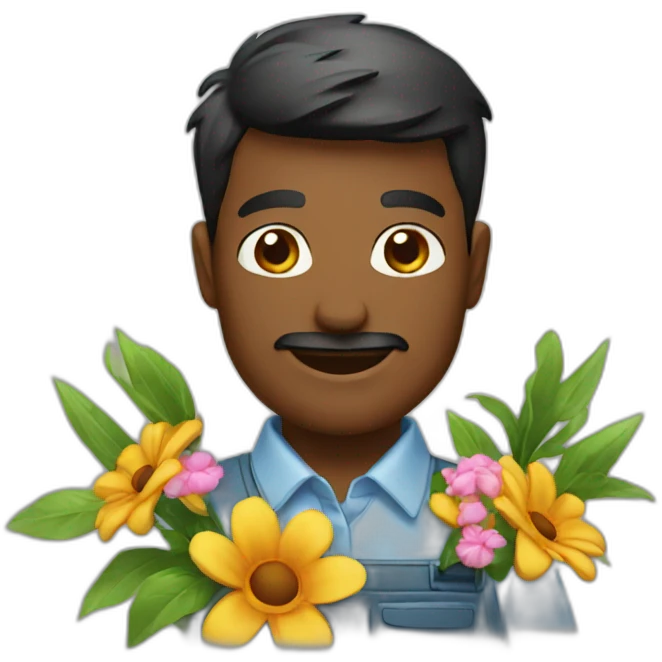 a florist emoji
