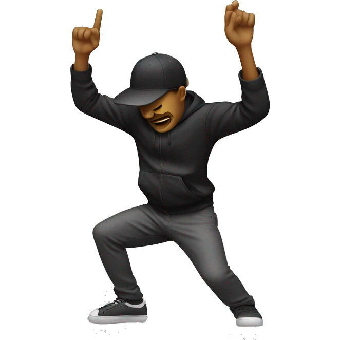 Human dabbing emoji