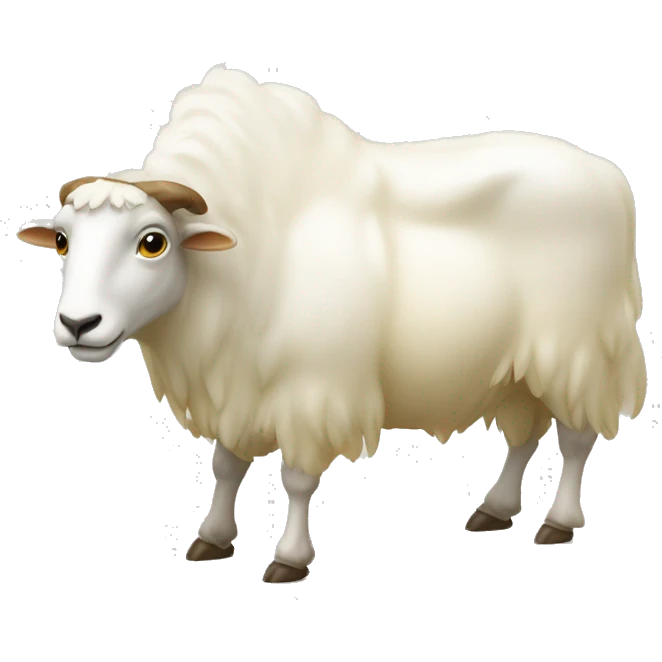 Chèvre aux ailes doré  emoji