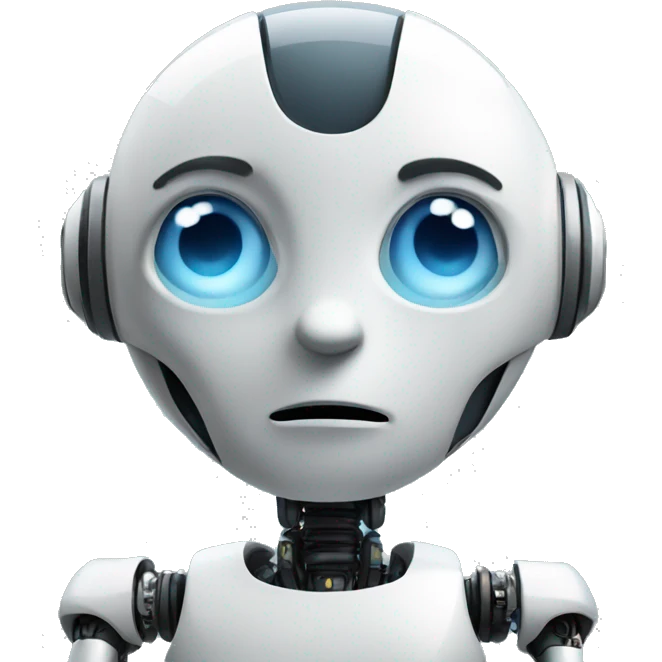 ai robot thinking emoji