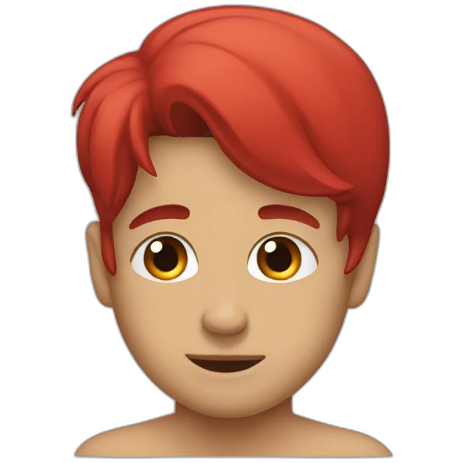 red butt emoji