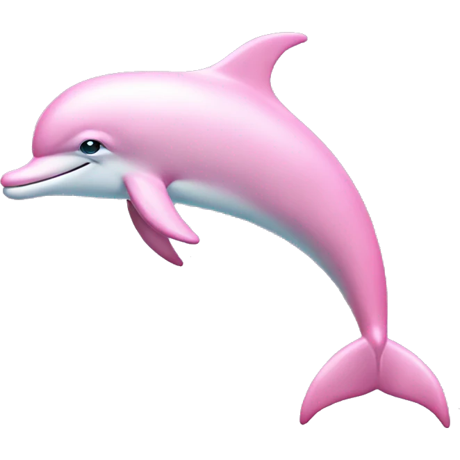 Pastel-pink-colors-dolphin emoji