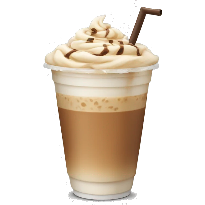 Iced latte emoji