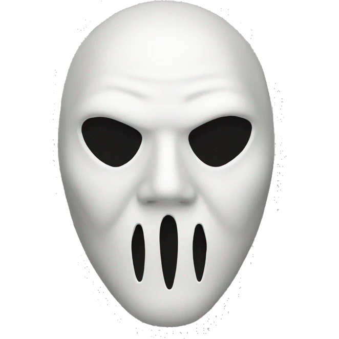 Ghostface mask emoji