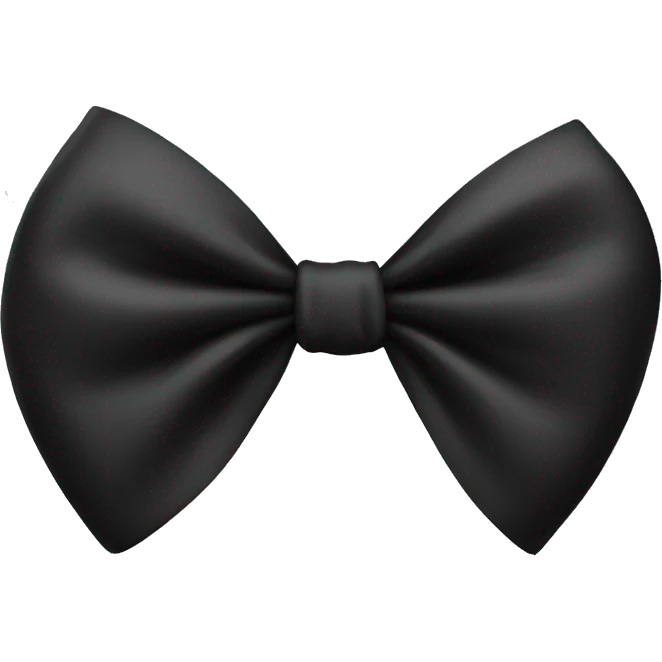 Black bow  emoji