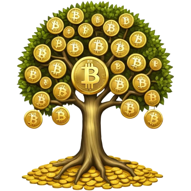 Bitcoin tree emoji