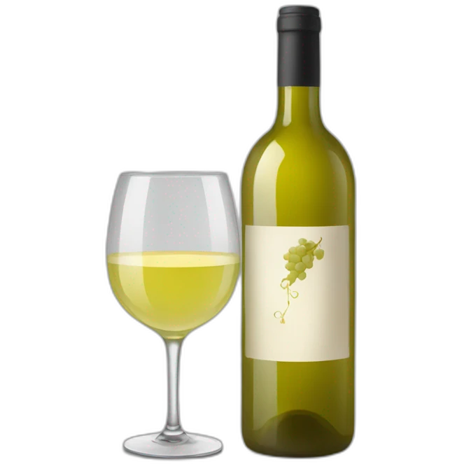 white wine emoji