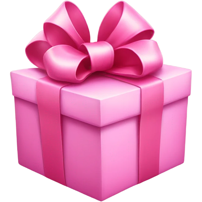 pink bow present  emoji