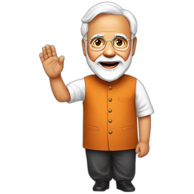 Narendra Modi Winkling emoji