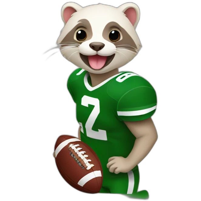Ferret football emoji