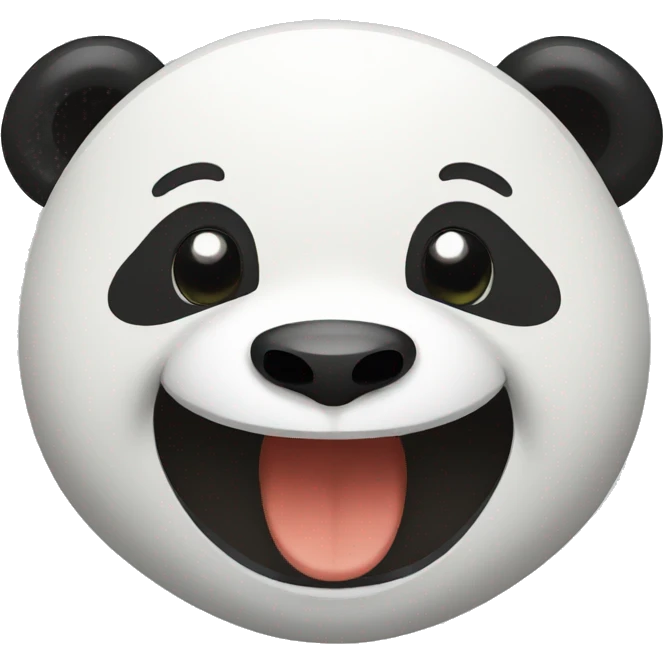 Panda laughing  emoji
